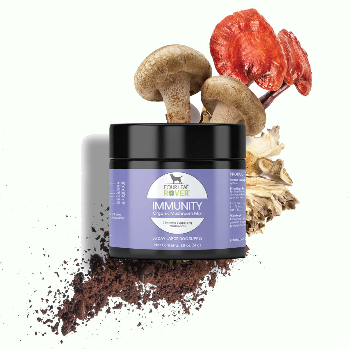 Four Leaf Rover Immunity - Organic Mushroom Mix – Biosense Clinic