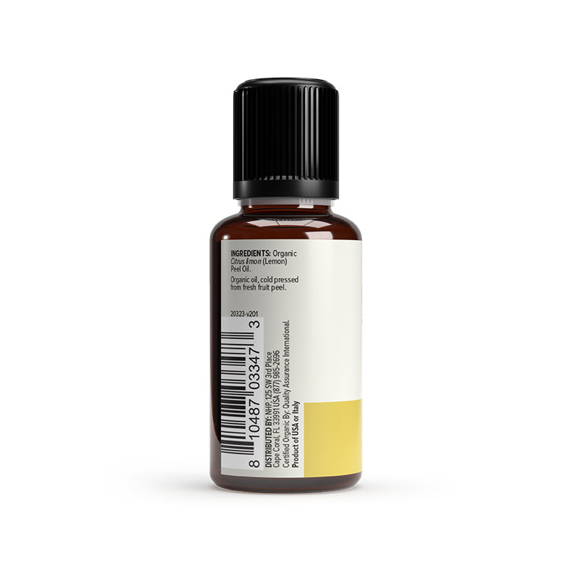 Ola Botanicals Organic Lemon Essential Oil - Brighten Your Day with Ola Botanicals® Organic Lemon Essential Oil: Pure Zest for a Fresh, Uplifting Atmosphere!