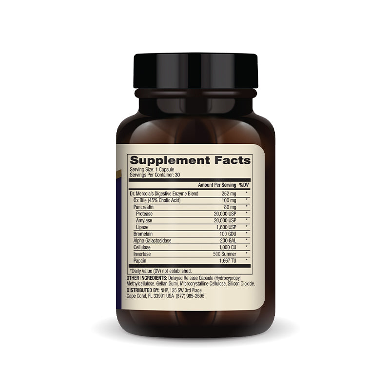 Digestive Enzymes Original - Shop at BiosenseClinic.com - Relief from discomfort, one capsule at a time. Try Digestive Enzymes Original and enjoy your meals without worry!